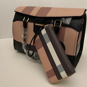 Women's 2 pc Physician Style Bag with Wallet